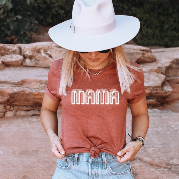 Mama Retro Boyfriend Tee